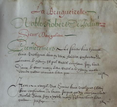 Compoix Aigaliers (1659)